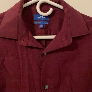 Apt 9 Premier flex slim fit sz 15 men’s shirt